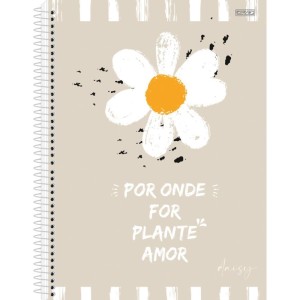 Caderno 01x1 Capa Dura Daisy 80f-109772-45387