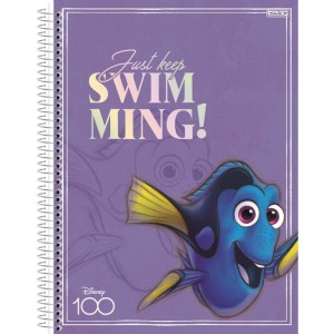 Caderno 01x1 Capa Dura Disney 100 80f-109705-41008