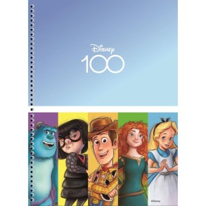 Caderno 01x1 Capa Dura Disney 100 80f-109705-58212