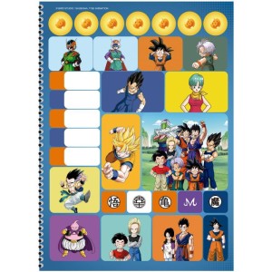 Caderno 01x1 Capa Dura Dragon Ball Z 80f-109747-90889