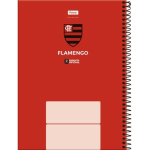 Caderno 01x1 Capa Dura Flamengo  80f-098319-29355