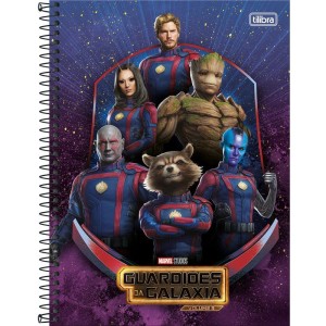 Caderno 01x1 Capa Dura Guardioes Da Galaxia 80fls.-109231-23625