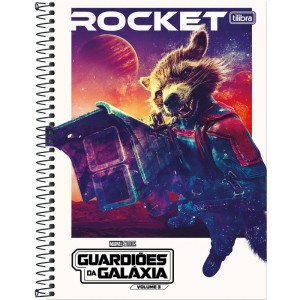 Caderno 01x1 Capa Dura Guardioes Da Galaxia 80fls.-109231-97443