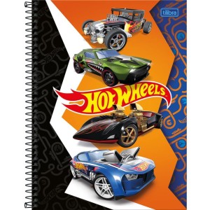 Caderno 01x1 Capa Dura Hot Wheels 80fls.-109244-34212