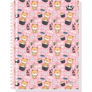 Caderno 01x1 Capa Dura Kawaii 80 Folhas-108333-86247