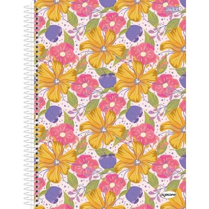 Caderno 01x1 Capa Dura Kbom Feminino 96f-110500-58312