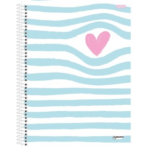 Caderno 01x1 Capa Dura Kbom Feminino 96f-110500-75380