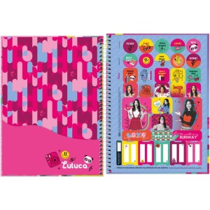 Caderno 01x1 Capa Dura Luluca 80fls-109205-38716