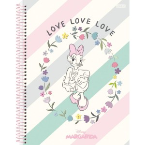 Caderno 01x1 Capa Dura Margarida 80f-109740-95388