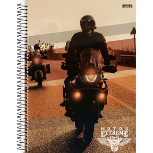 Caderno 01x1 Capa Dura Motos Extreme 80f-109867-40543