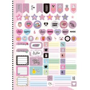 Caderno 01x1 Capa Dura My Pets 80f-109807-17389