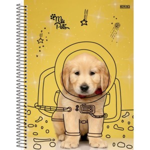 Caderno 01x1 Capa Dura My Pets 80f-109807-44292