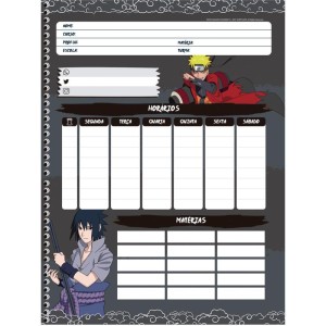 Caderno 01x1 Capa Dura Naruto 80f-109724-13710