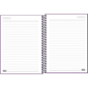 Caderno 01x1 Capa Dura Neon 80fls. Roxo Pp-109274-42645