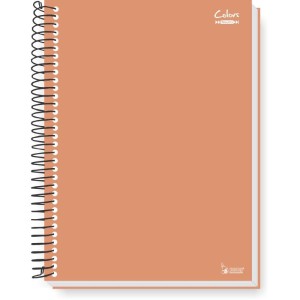 Caderno 01x1 Capa Dura Neutro Pessego Pastel 96f-109114-26207