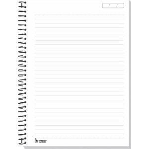 Caderno 01x1 Capa Dura Neutro Pessego Pastel 96f-109114-67498