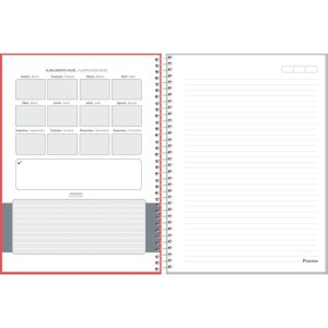 Caderno 01x1 Capa Dura Office Color  80f-110555-64616
