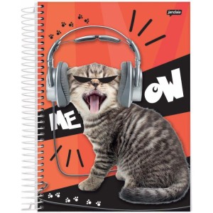 Caderno 01x1 Capa Dura Pets Love 80fls.-087115-12383