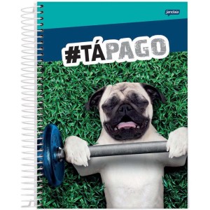 Caderno 01x1 Capa Dura Pets Love 80fls.-087115-88348