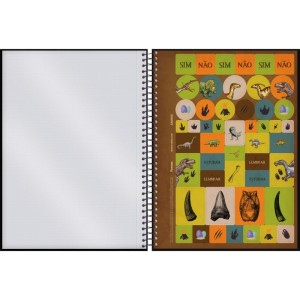 Caderno 01x1 Capa Dura Sauros  80f-110549-48174