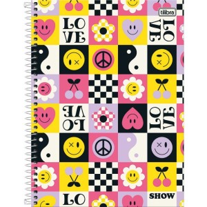 Caderno 01x1 Capa Dura Show 80fls. Feminino-110121-22491