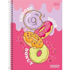 Caderno 01x1 Capa Dura Show 80fls. Feminino-110121-32333