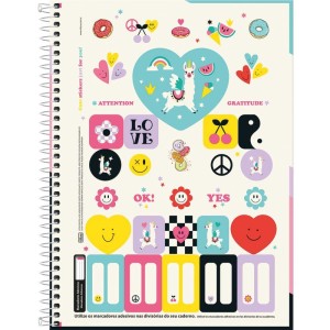 Caderno 01x1 Capa Dura Show 80fls. Feminino-110121-81938