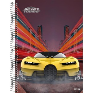 Caderno 01x1 Capa Dura Silver Tuning 80f-109846-44809