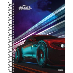 Caderno 01x1 Capa Dura Silver Tuning 80f-109846-82361