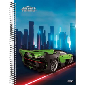 Caderno 01x1 Capa Dura Silver Tuning 80f-109846-93588