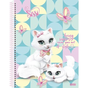 Caderno 01x1 Capa Dura Sissi 80f-109795-35103