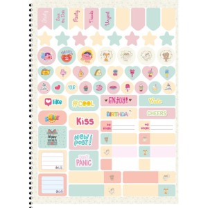 Caderno 01x1 Capa Dura So Cute 80f-109821-79947