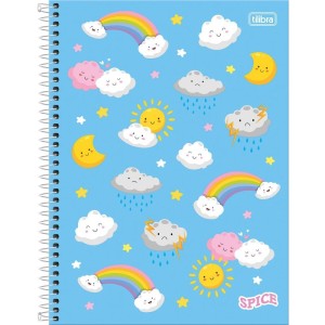 Caderno 01x1 Capa Dura Spice Feminino 80 Folhas-104372-29675