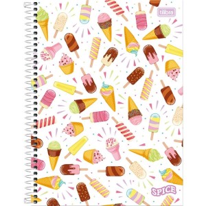 Caderno 01x1 Capa Dura Spice Feminino 80 Folhas-104372-91482