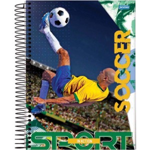 Caderno 01x1 Capa Dura Sport 80fls.-087106-83412