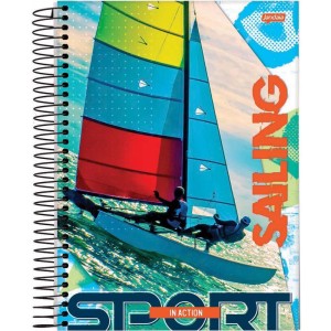 Caderno 01x1 Capa Dura Sport 80fls.-087106-97401