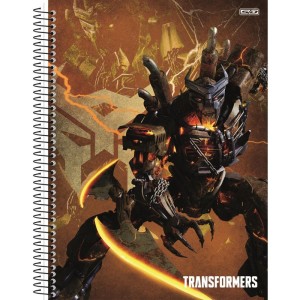 Caderno 01x1 Capa Dura Transformers 80f-109713-36375