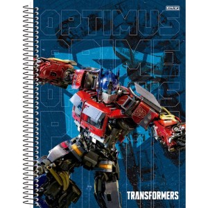 Caderno 01x1 Capa Dura Transformers 80f-109713-76732