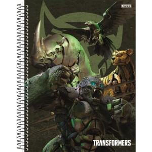 Caderno 01x1 Capa Dura Transformers 80f-109713-87687