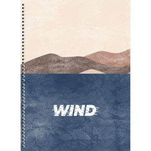 Caderno 01x1 Capa Dura Wind 80f-109756-44177