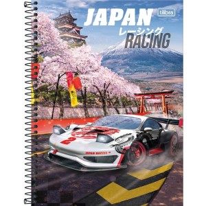 Caderno 01x1 Capa Dura X-racing 80fls.-110107-34826