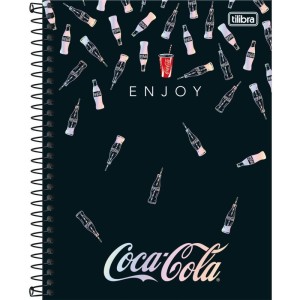 Caderno 01x1 Cp.dura Colegial Coca Cola 80fls.-109203-37630