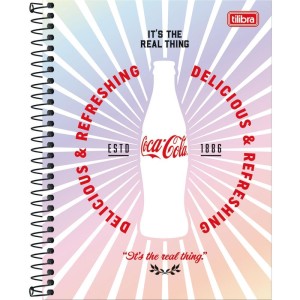 Caderno 01x1 Cp.dura Colegial Coca Cola 80fls.-109203-80967