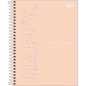 Caderno 01x1 Cp.dura Colegial Happy 80fls.-109292-98673