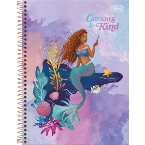 Caderno 10x1 Capa Dura A Pequena Sereia 160fls.-109216-39701