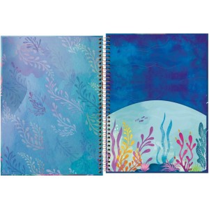 Caderno 10x1 Capa Dura A Pequena Sereia 160fls.-109216-47662