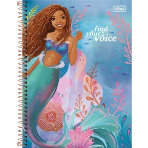 Caderno 10x1 Capa Dura A Pequena Sereia 160fls.-109216-51912