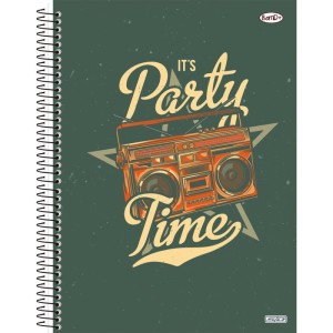 Caderno 10x1 Capa Dura Bom D+ Masculino 160f-110515-85368