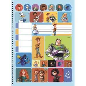 Caderno 10x1 Capa Dura Disney 100 160f-109706-11267