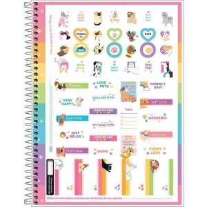 Caderno 10x1 Capa Dura Hug Me 160fls.-083266-41769